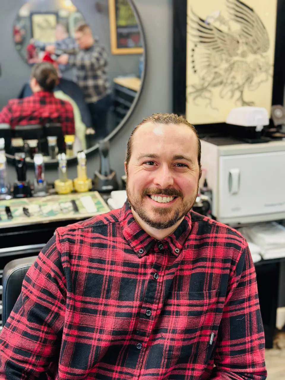 Pete Grossi, barber